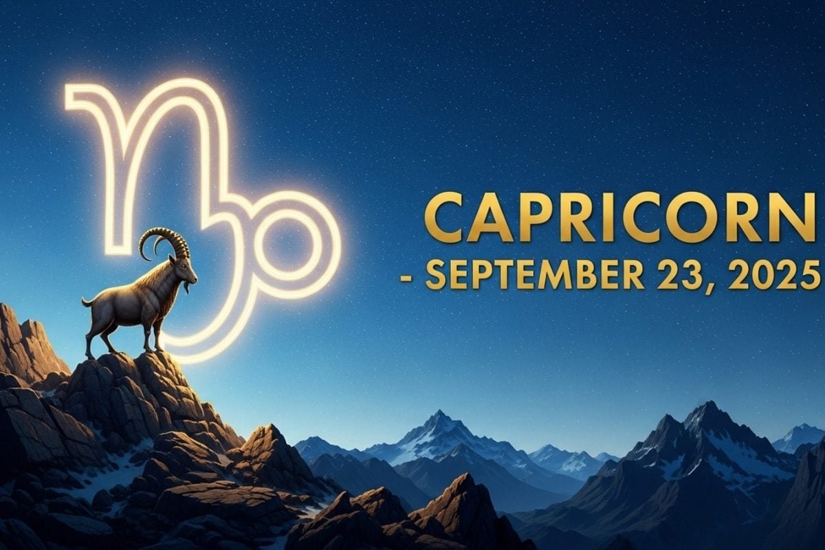 Capricorn Horoscope Today, September 23, 2025