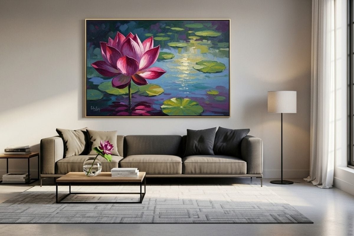 Feng Shui Tips: Where To Place Lotus Flower Painting