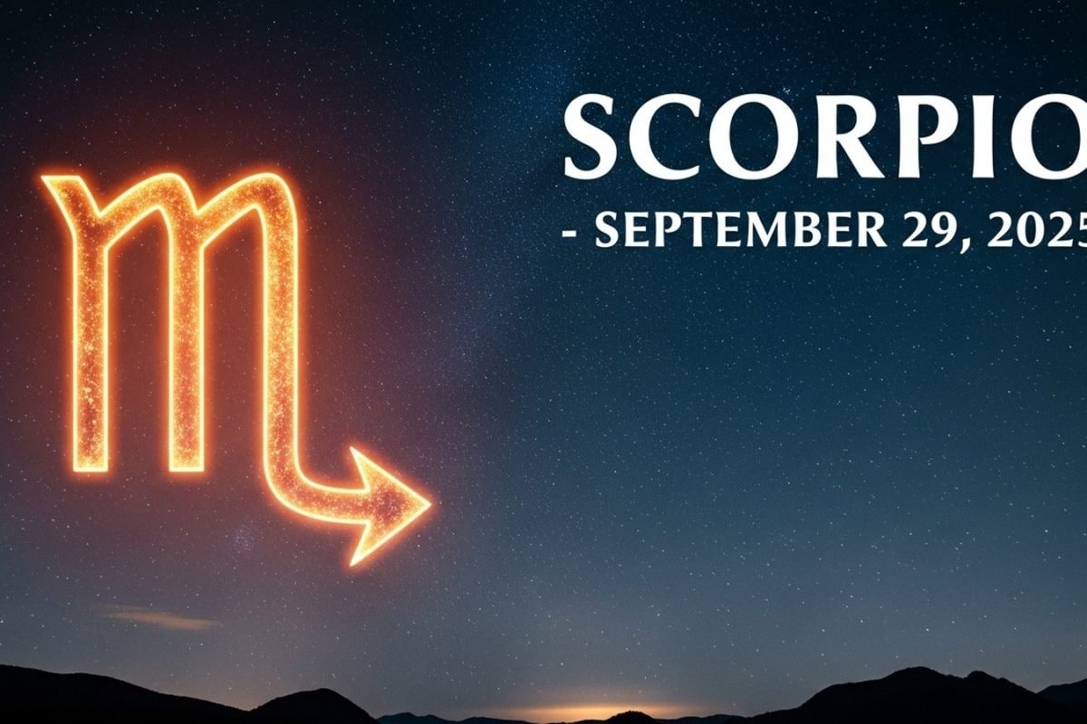 Scorpio Horoscope Today, September 29, 2025