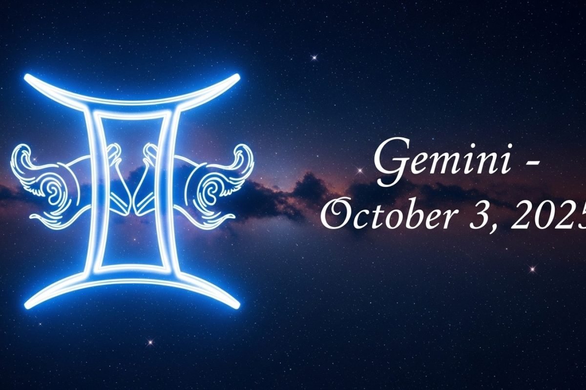Gemini Horoscope Today, October 3, 2025
