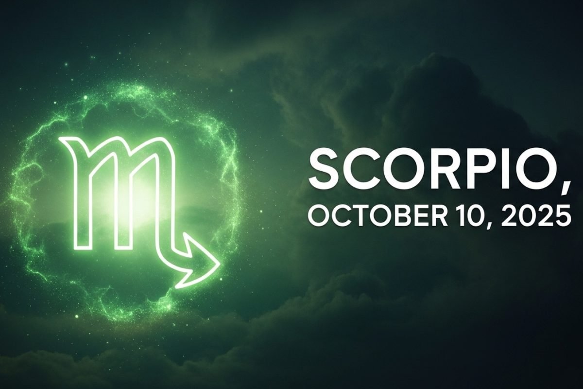 Scorpio Horoscope Today, October 10, 2025