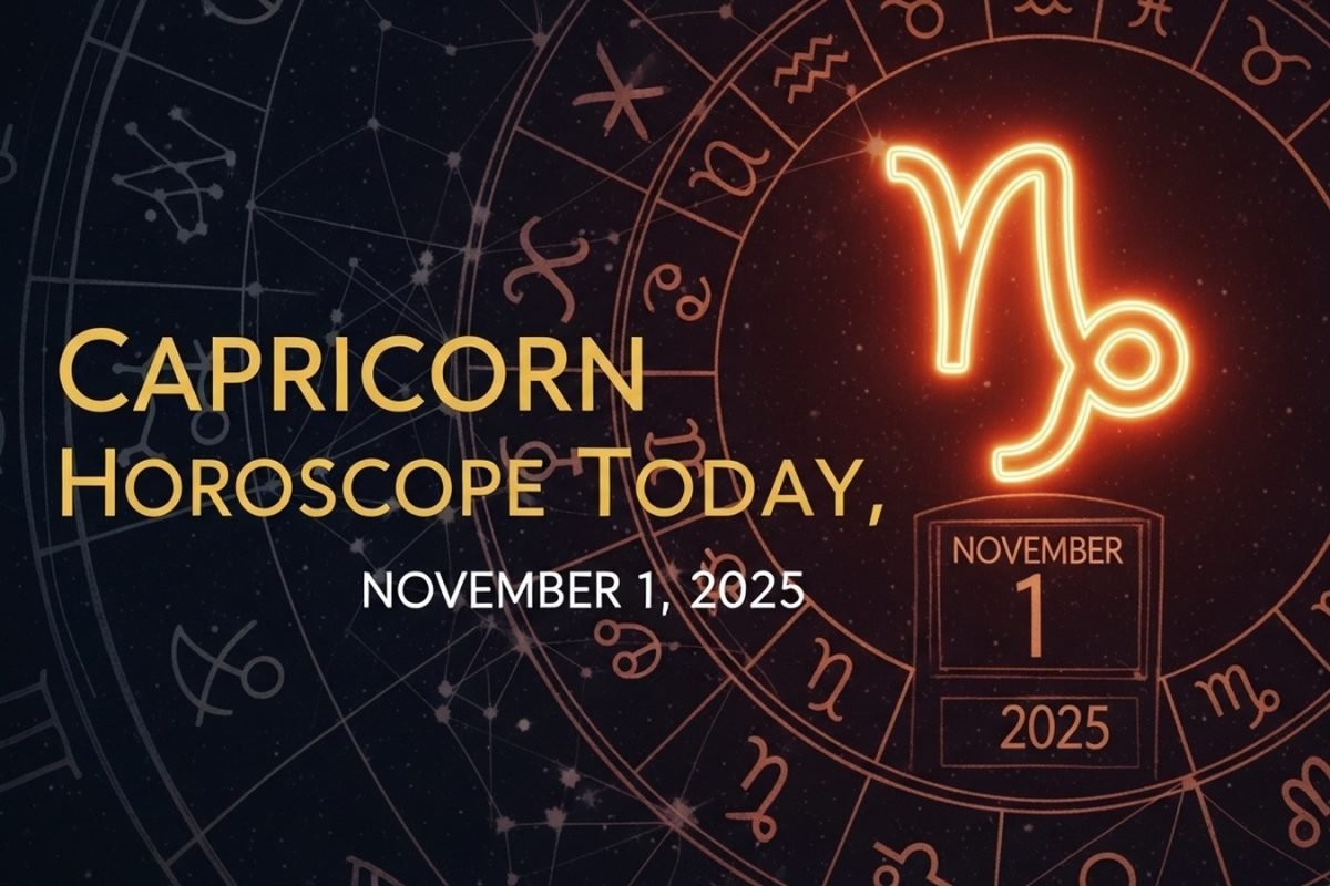 Capricorn Horoscope Today, November 1, 2025