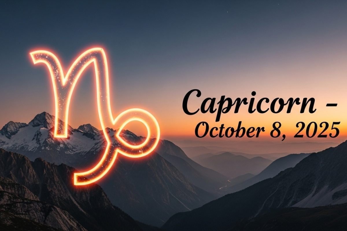 Capricorn Horoscope Today, October 8, 2025