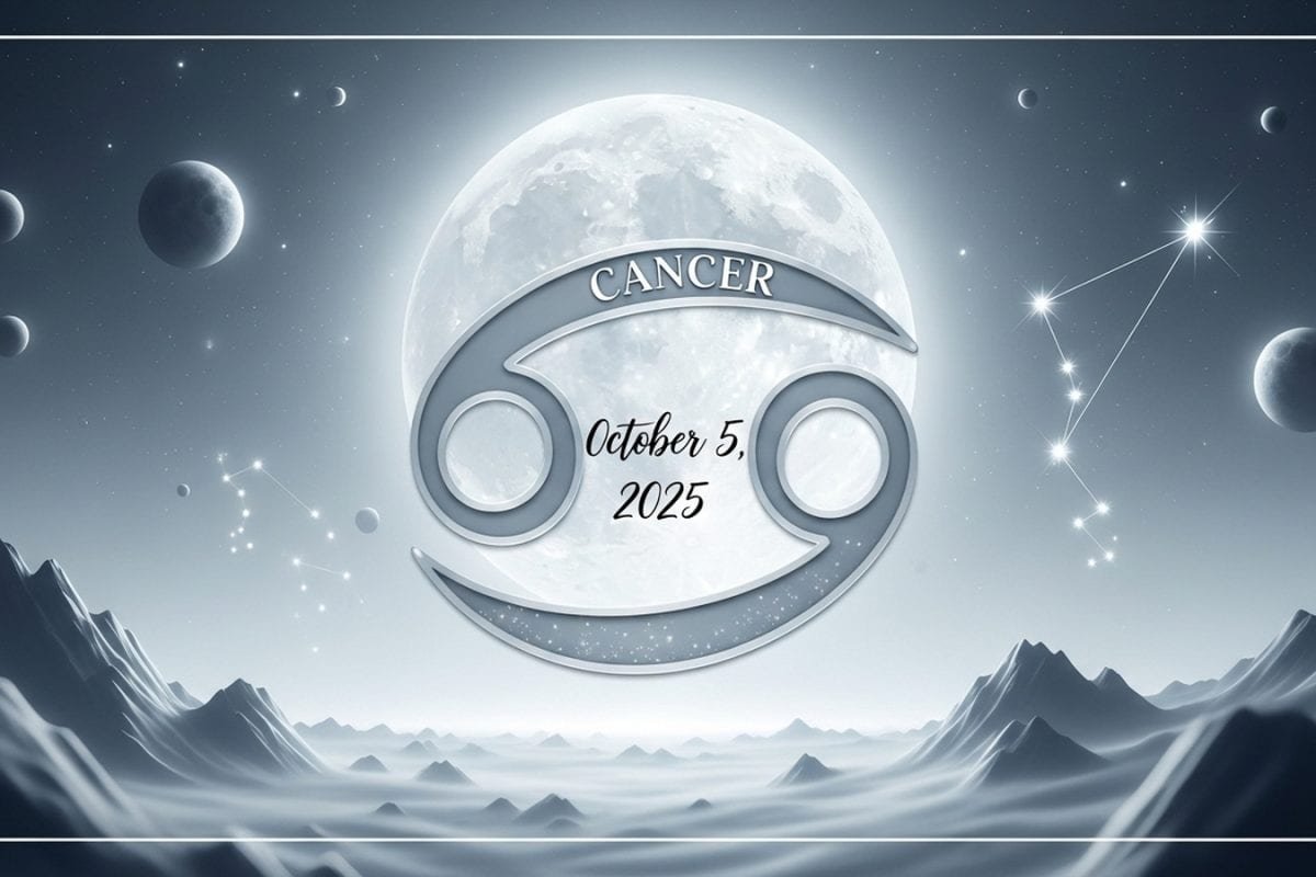 Cancer Horoscope Today, October 5, 2025