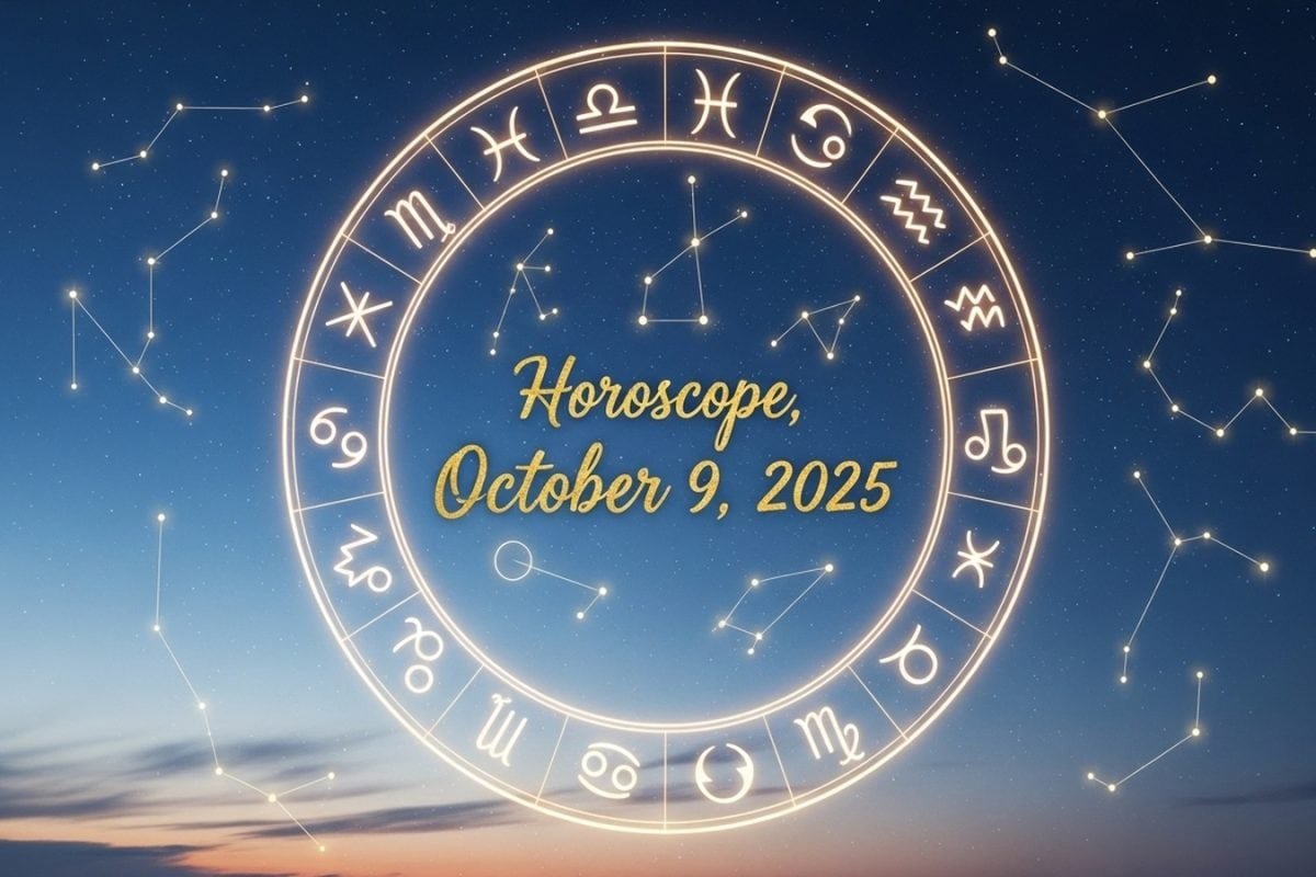Horoscope Today, October 9, 2025: Aries, Scorpio, Virgo Vibes Shape Your Day Ahead