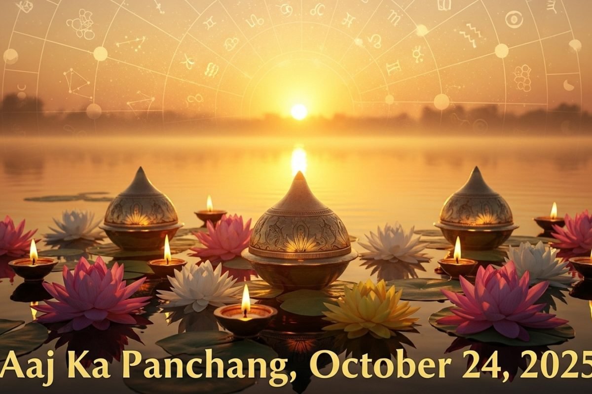Aaj Ka Panchang, October 24, 2025: Tithi, Vrat, Shubh Muhurat & Rahu Kaal Today