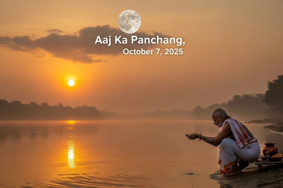 Aaj Ka Panchang, October 7, 2025: Tithi, Vrat, Shubh Muhurat & Rahu Kaal Today