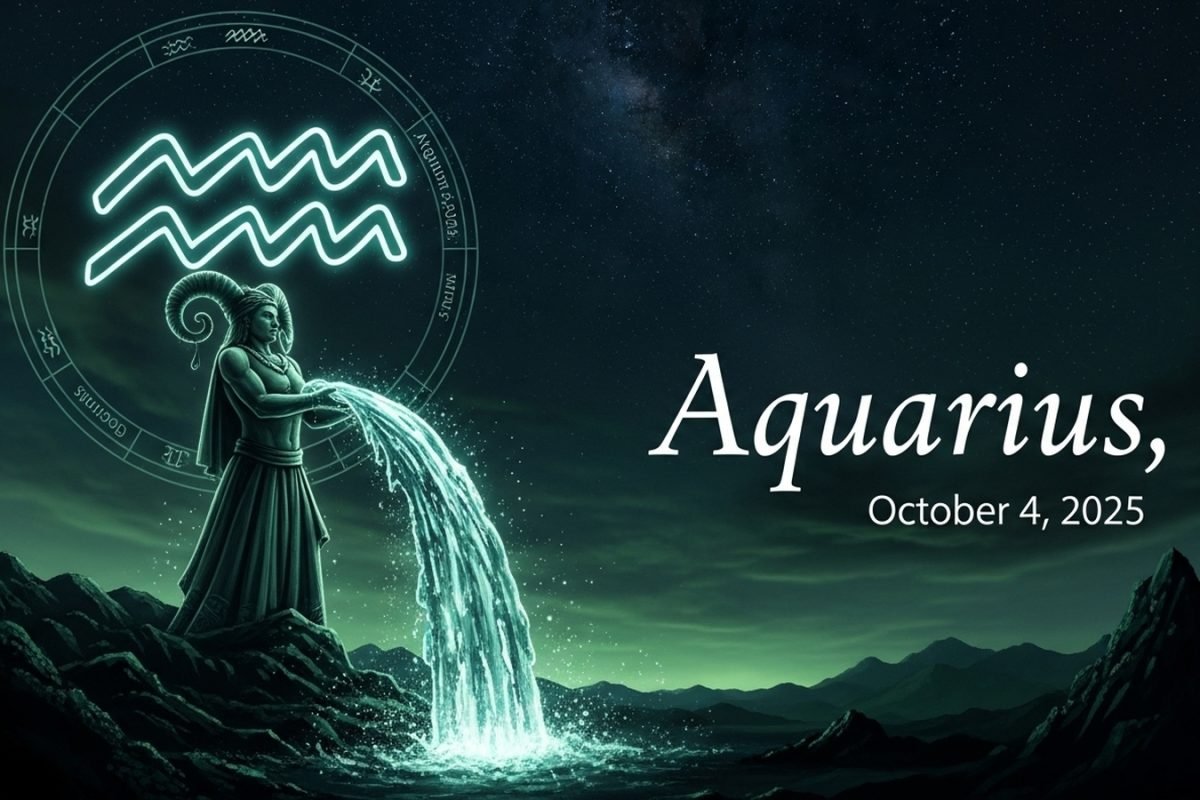 Aquarius Horoscope Today, October 4, 2025
