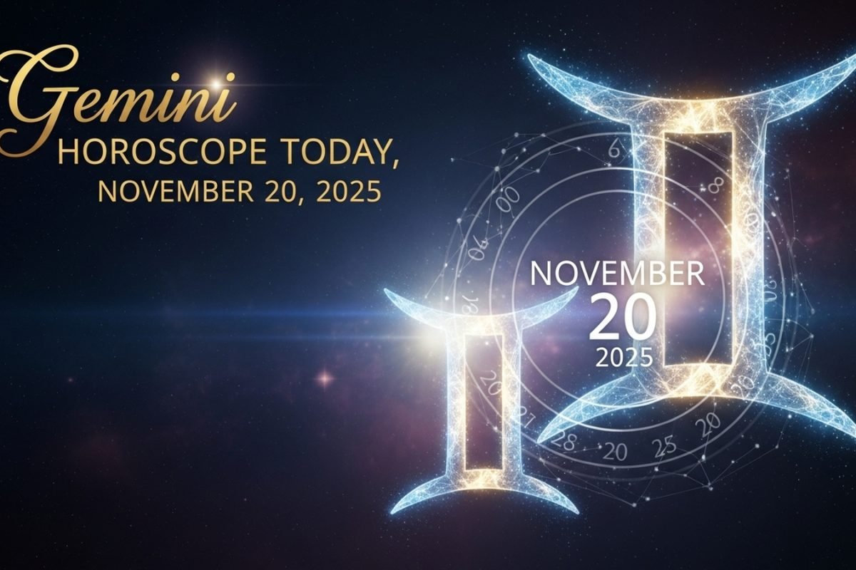 Gemini Horoscope Today, November 20, 2025