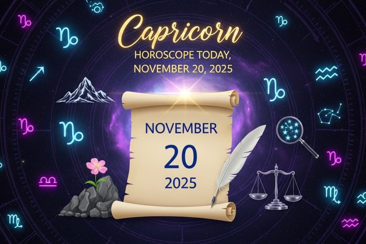 Capricorn Horoscope Today, November 20, 2025