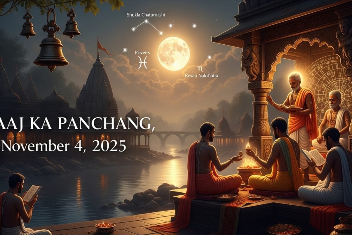 Aaj Ka Panchang, November 4, 2025: Tithi, Vrat, Shubh Muhurat & Rahu Kaal Today