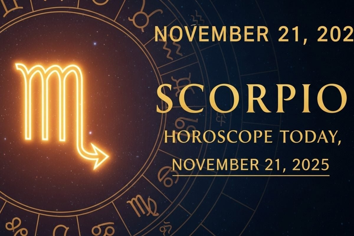 Scorpio Horoscope Today, November 21, 2025