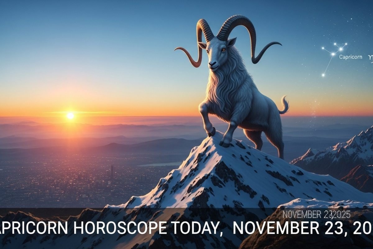 Capricorn Horoscope Today, November 23, 2025