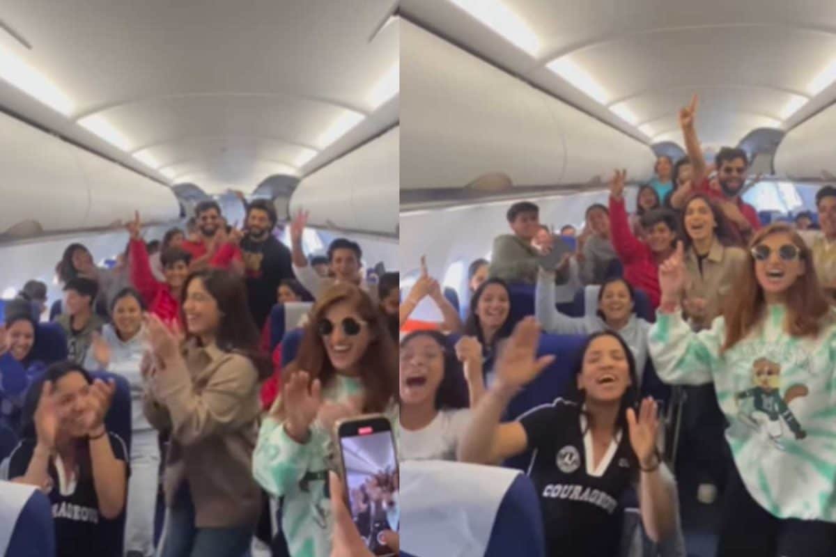 In-Flight Entertainment? Bhumi Pednekar Dances With Passengers To Promote Mere Husband Ki Biwi