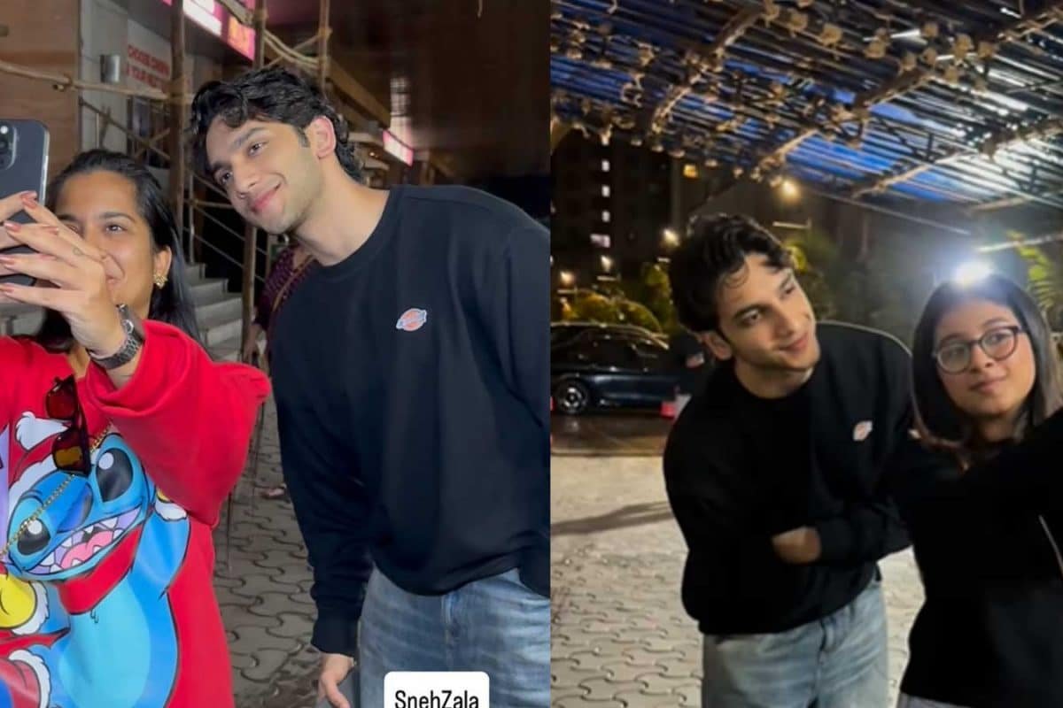 Vedang Raina, In A Hurry For Saiyaara, Stops To Oblige Fan With A Selfie | Video