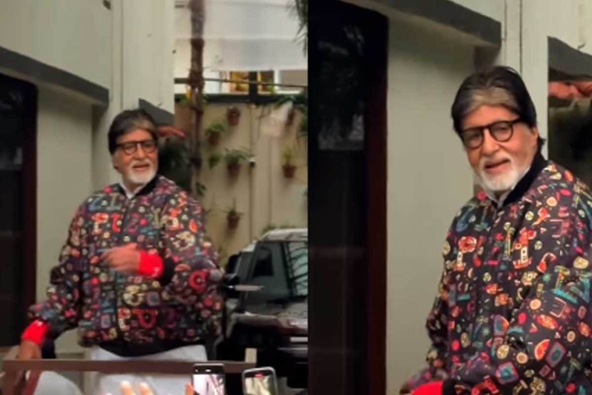 Amitabh Bachchan’s Iconic Sunday ‘Jalsa’ Gets Navratri Makeover With Dandiyas | VIDEO