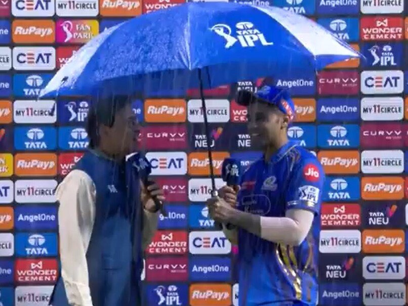 Watch: Suryakumar Yadav Offers Umbrella To Harsha Bhogle Amid Heavy Rain. Internet Says Moment Of The Season