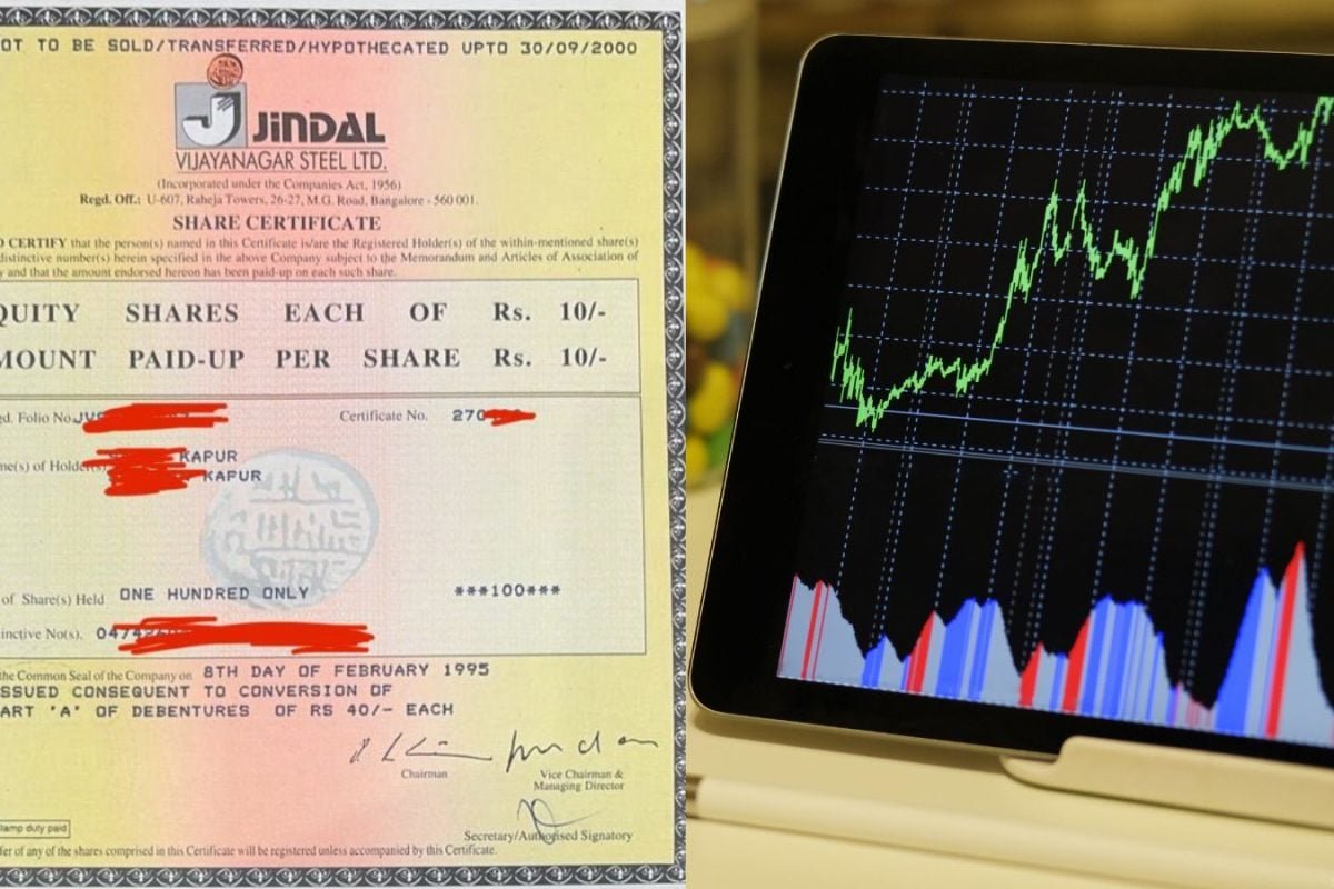 X User Holding 100 Physical JVSL Shares From 1995 Asks Value, Netizens Estimate Whopping Amount
