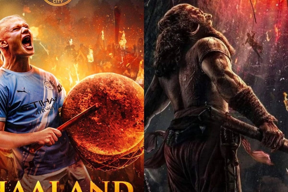 Kantara Chapter 1 Fever Grips Manchester City FC, Club Welcomes Haaland In Films style