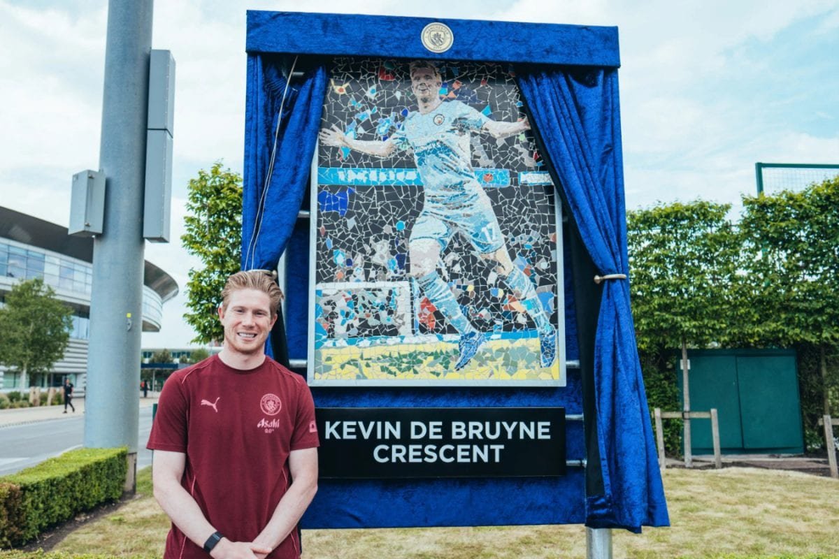 KDB Inscribed Into City! Manchester City Honour Departing Legend With Permanent Mosaic Installation