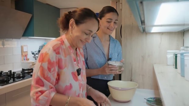 Watch: Alia Bhatt Learns How To Make Apple Crumble From Her Mother, Burns Her Hand