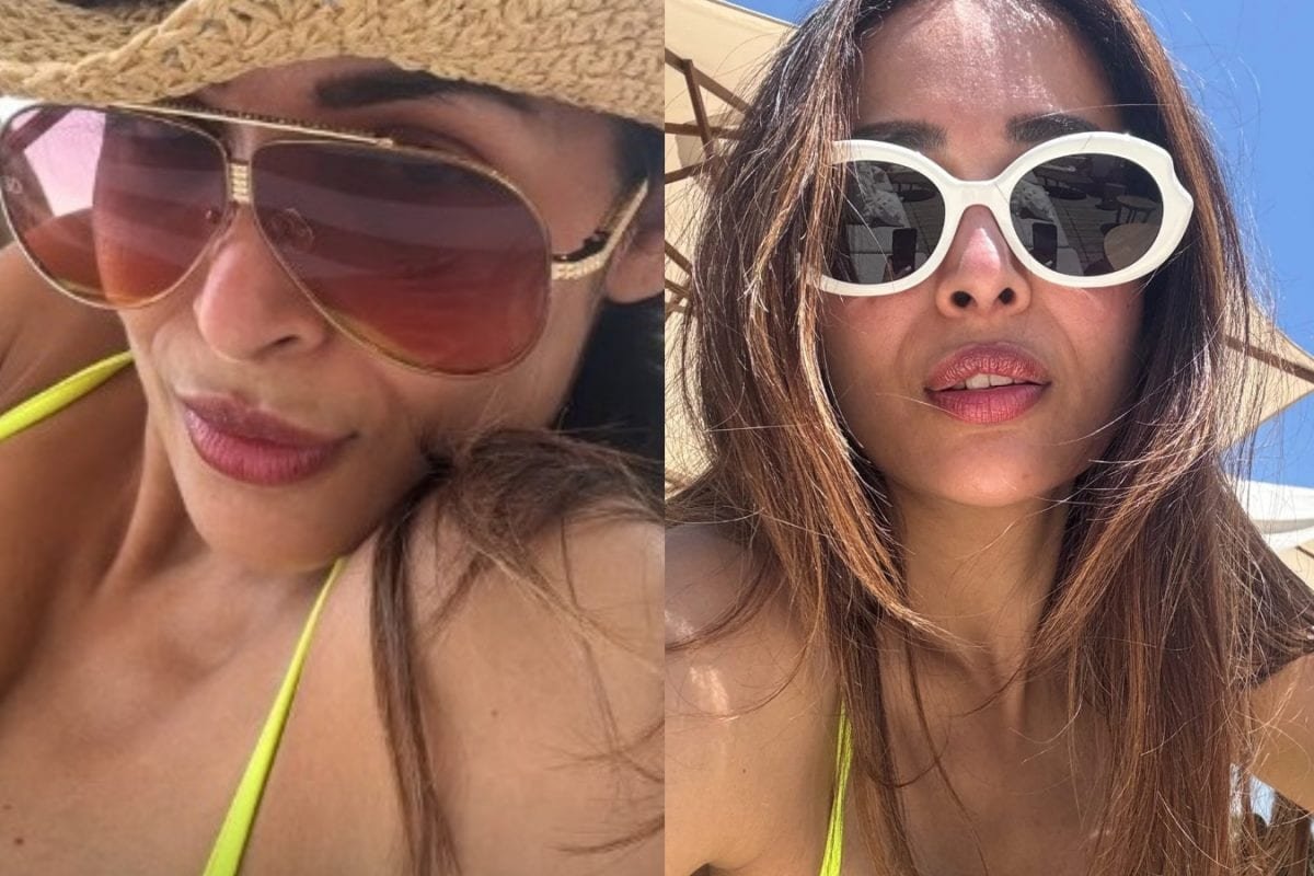 Malaika Arora Looks Stunning In A Yellow Bikini, Shares Sizzling Selfie From Her Slow Life At The Beach