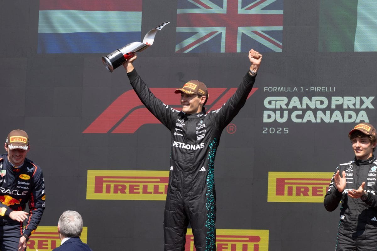 George Russell Wins Canadian Grand Prix, McLarens Title Contenders Collide