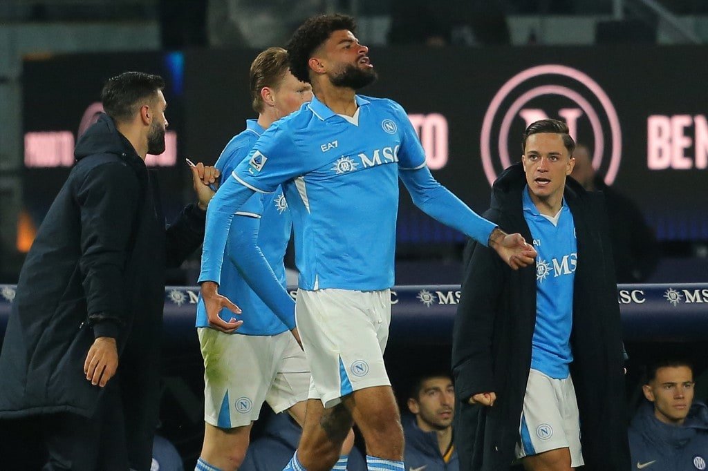 Philip Billing Saves Napoli In Draw With Serie A Title Rivals Inter Milan