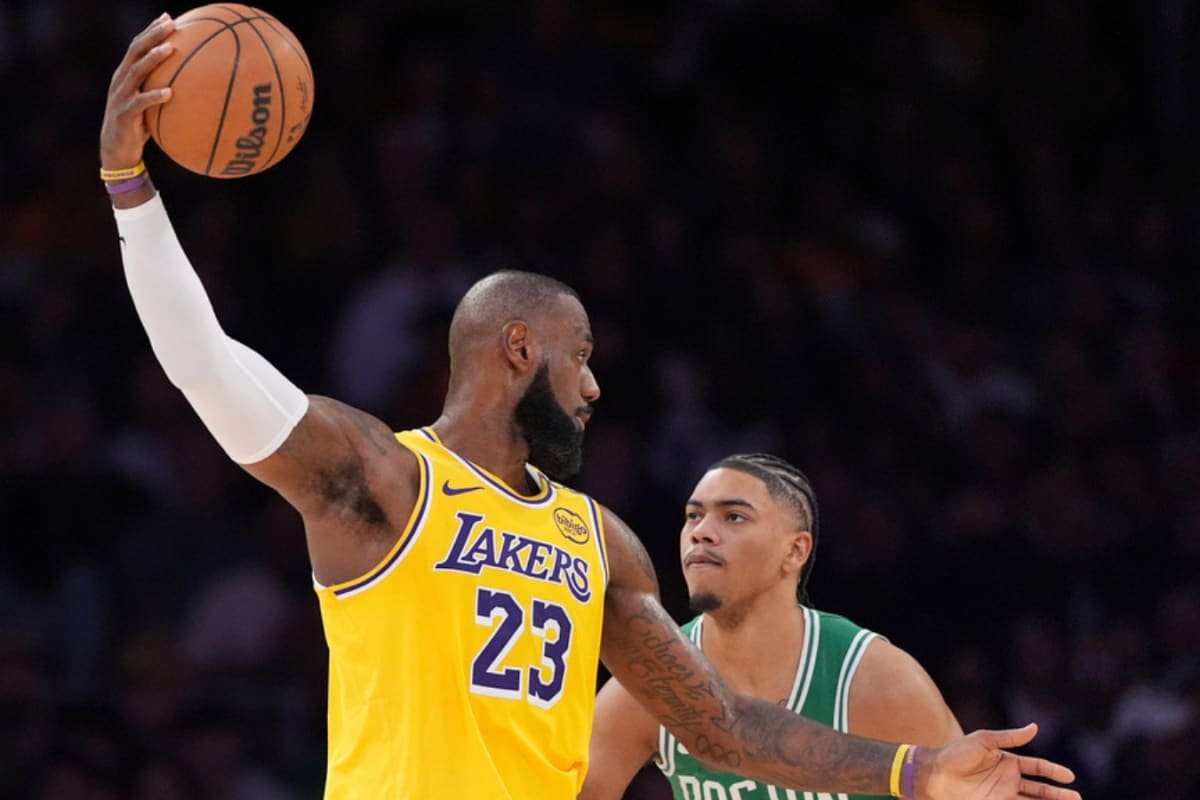 NBA: LeBron James And Anthony Davis Lead LA Lakers Romp Over Boston Celtics