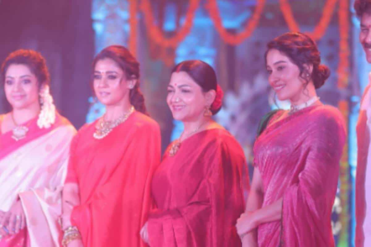 Nayantharas Film Mookuthi Amman 2 Goes On Floors With A Grand Puja Ceremony