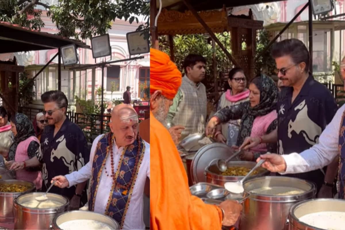 Watch: Anupam Kher Celebrates 70th Birthday In Haridwar With Dear Friend Anil Kapoor