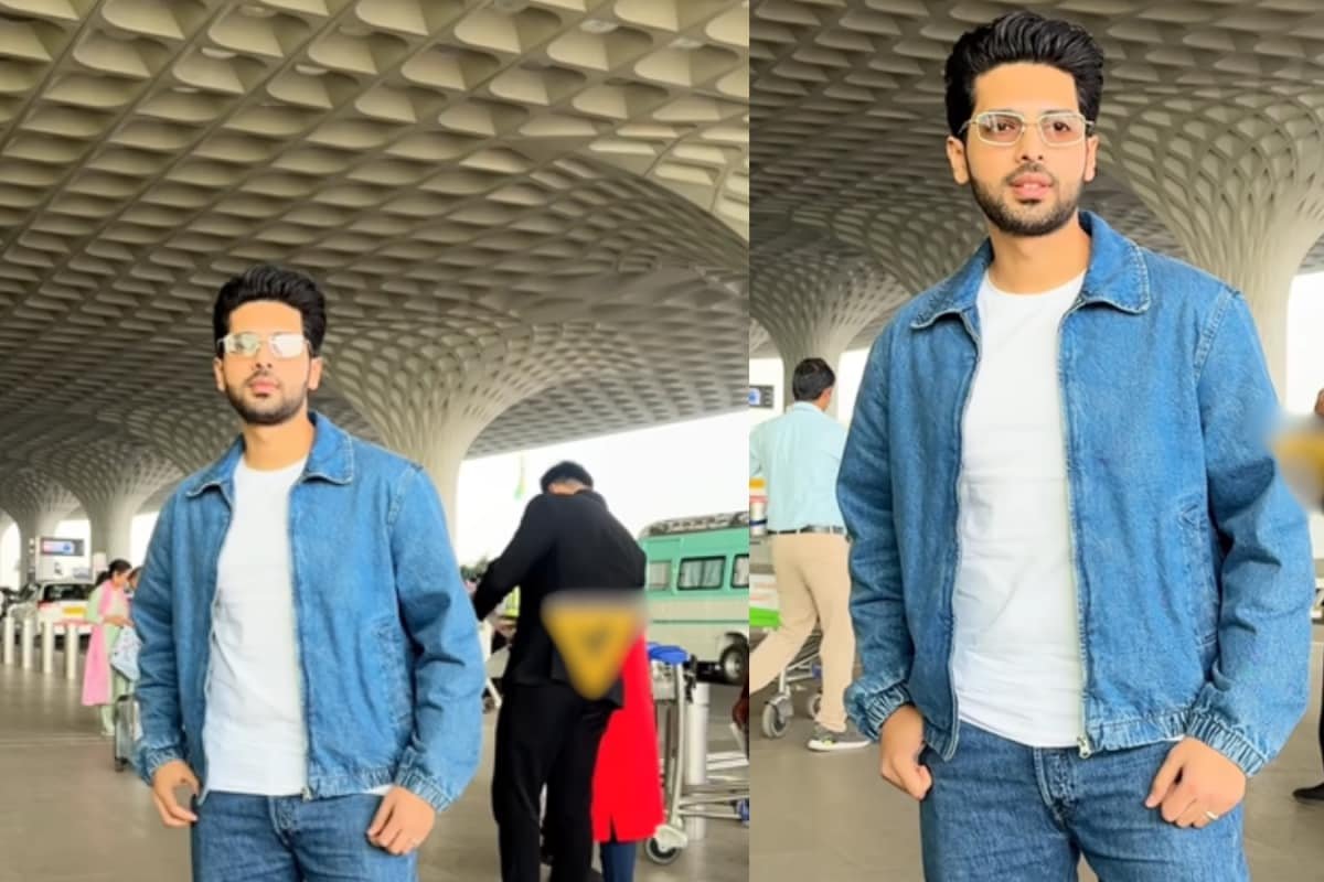 Airport Fashion Alert: Armaan Malik Rocks His Denim Jacket And Sneaker Like A Pro