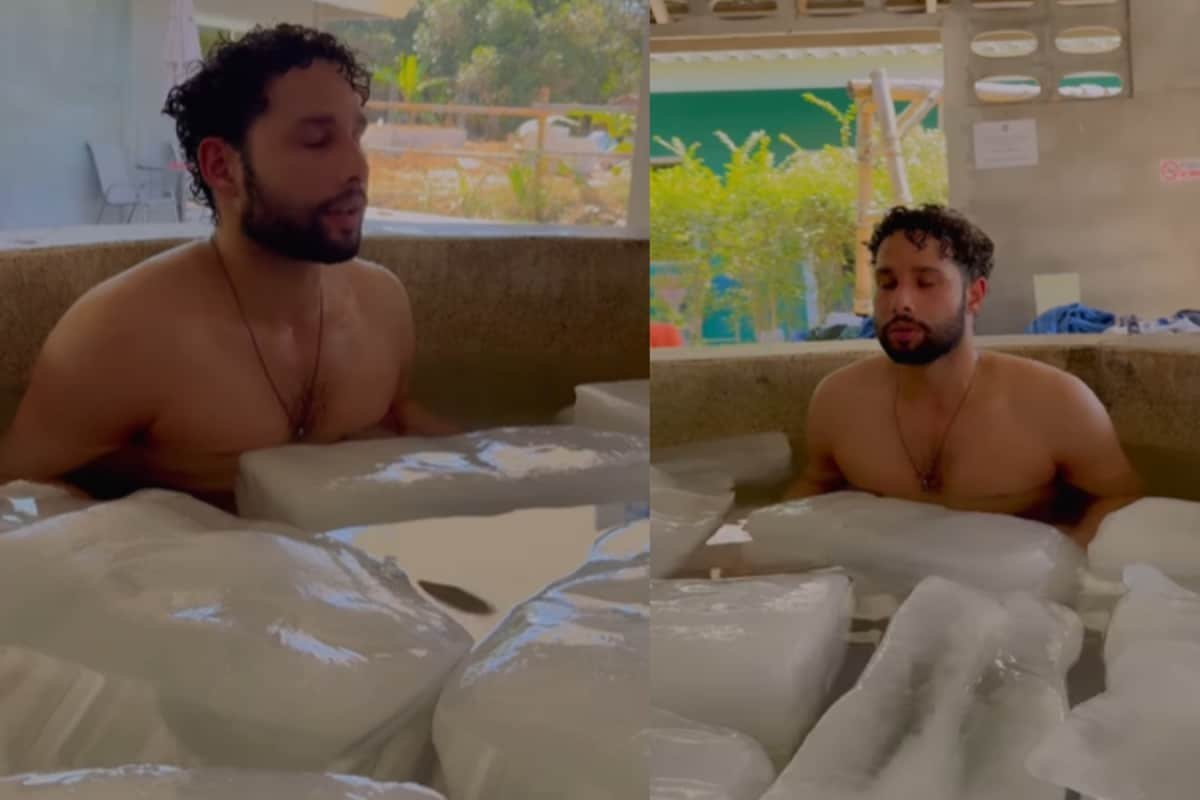 Watch: Siddhant Chaturvedi Takes On Ice Bath Challenge Like A Total Pro