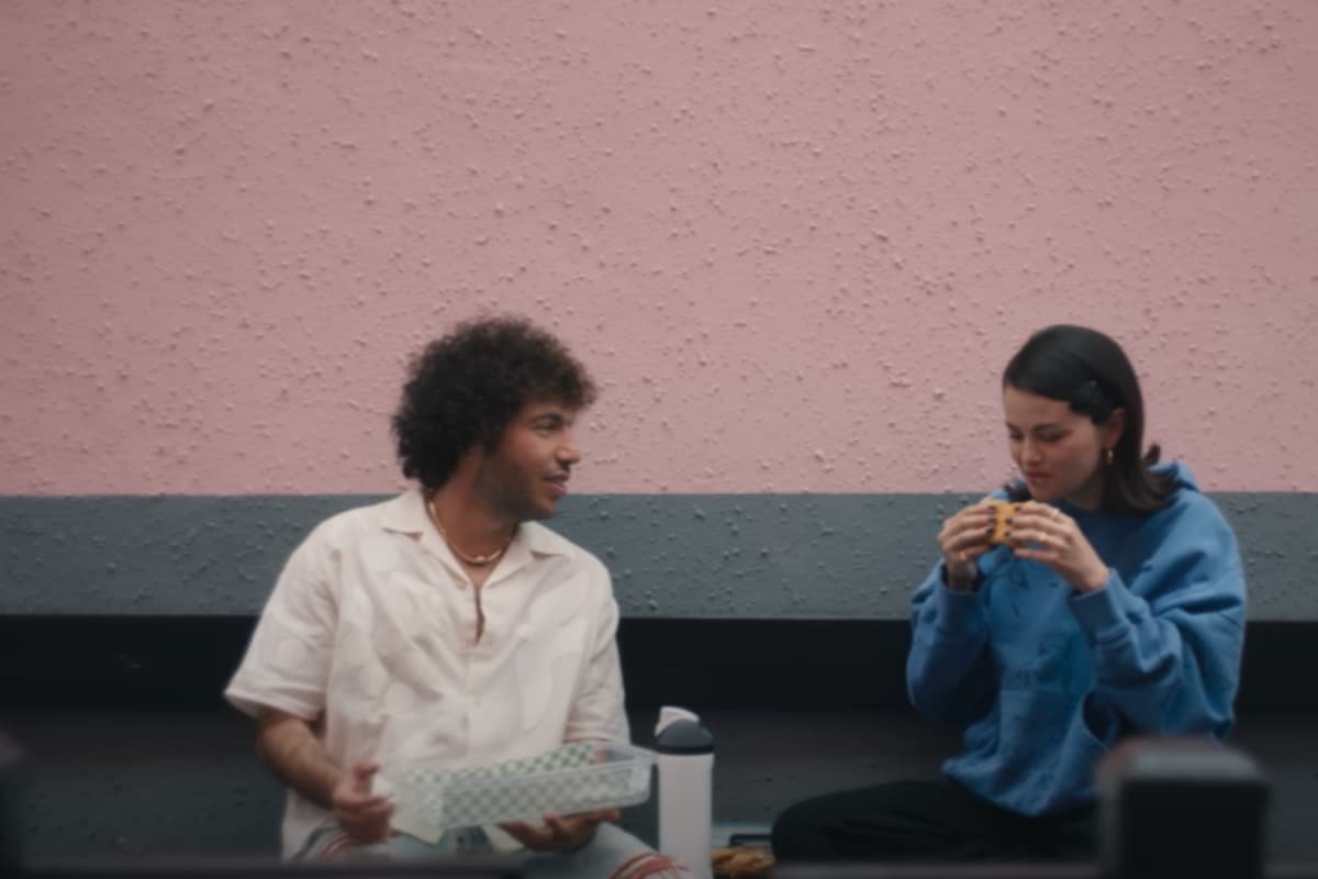 Selena Gomez-Benny Blanco Paint The Town Red With Their Album I Said I Love You First