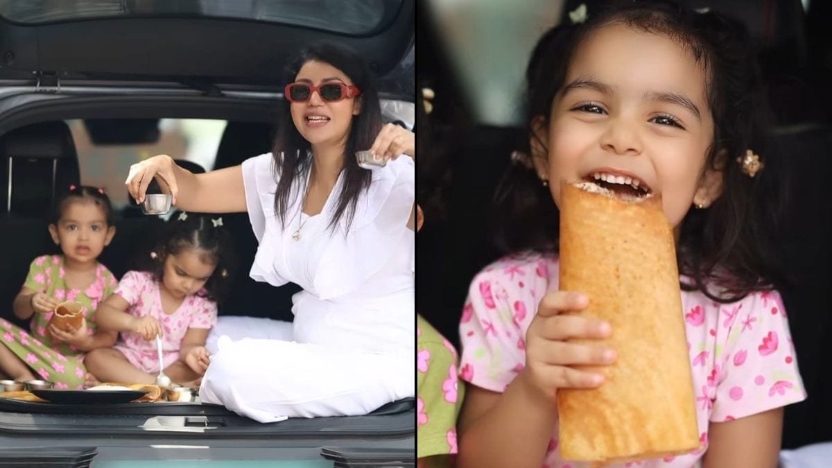 Debina Bonnerjee Hops On Dosa, Idli, Sambar, Chutney Trend With Daughters Lianna And Divisha