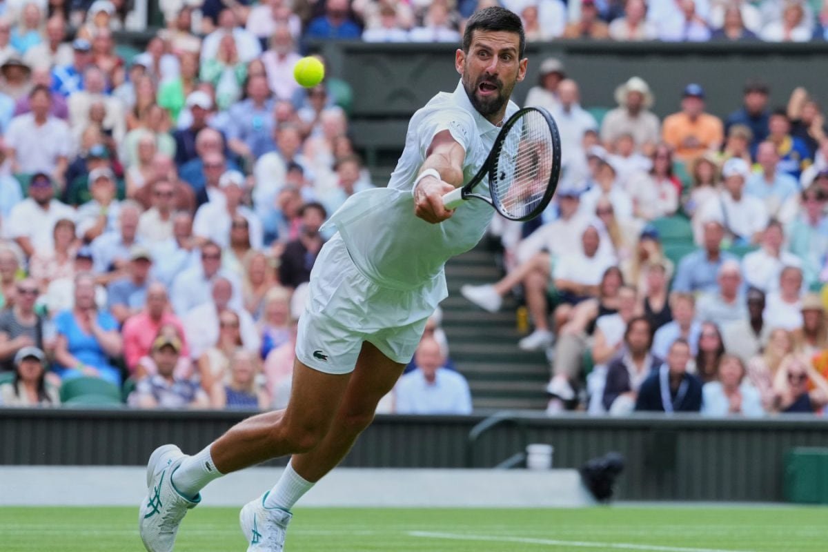 Watch: Novak Djokovic Shows Incredible Athleticism To Win Rally, Stuns Opponent