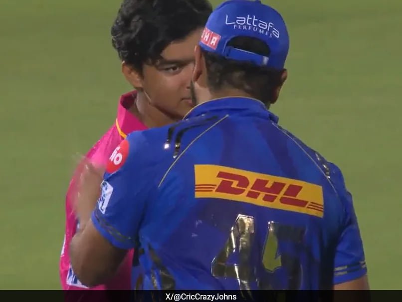 Rohit Sharmas Incredible Gesture For Vaibhav Suryavanshi After RR Stars 2-Ball Duck