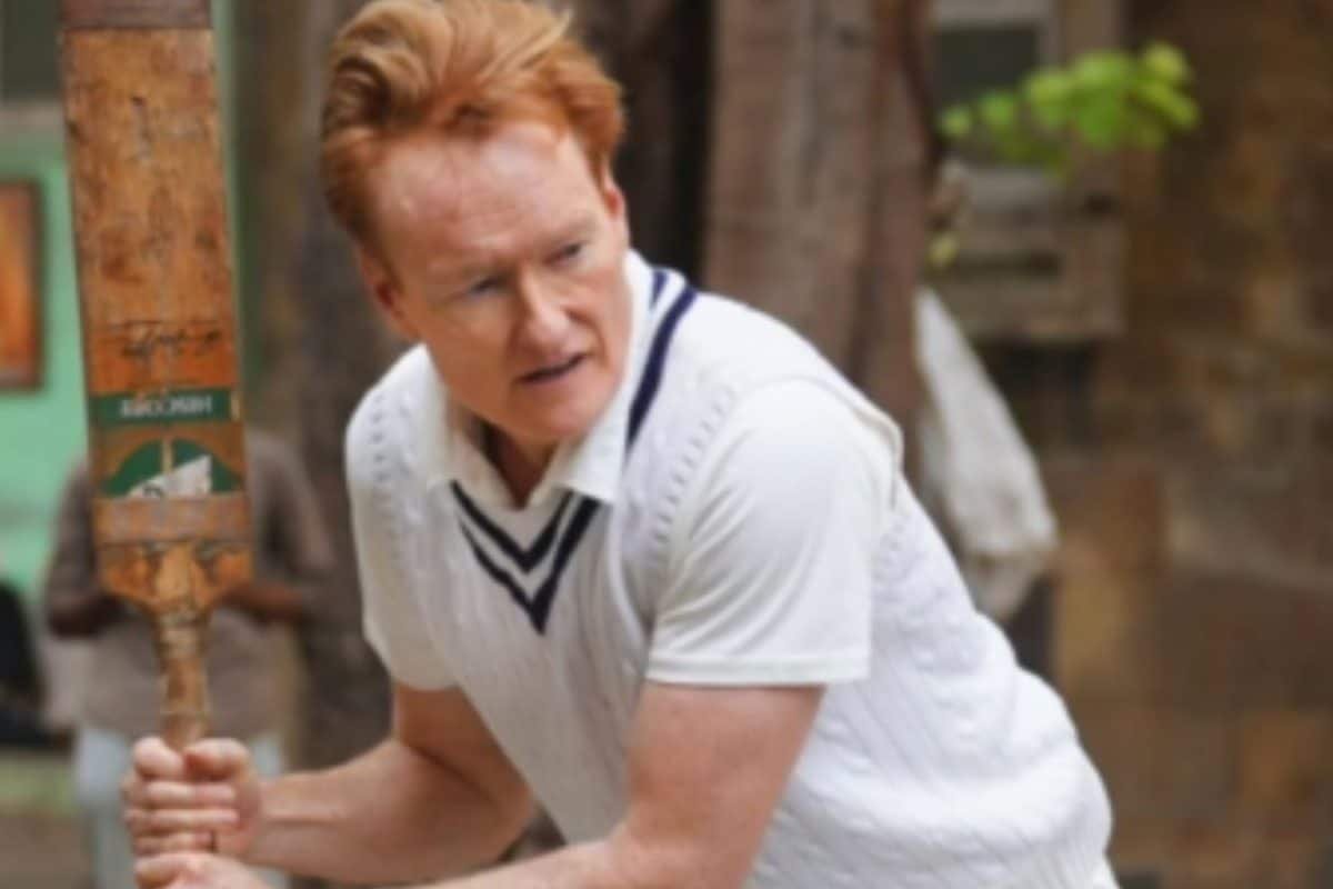 Conan O’Brien Plays Gully Cricket In India, Claims He Scored ‘Eleventyhundred Points’