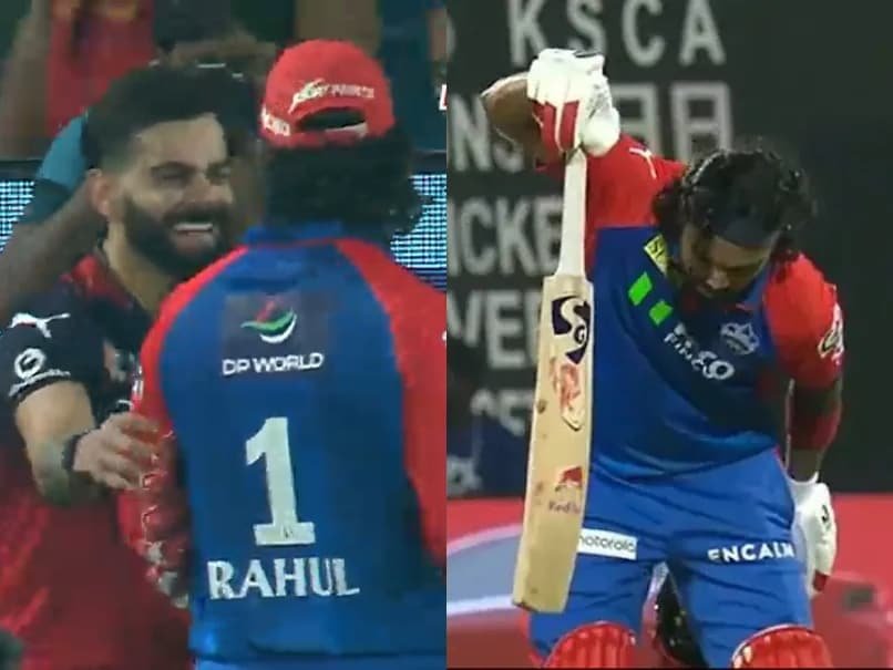 Watch: Virat Kohli Recreates KL Rahuls Kantara Celebration After RCBs Win, Teases DC Star