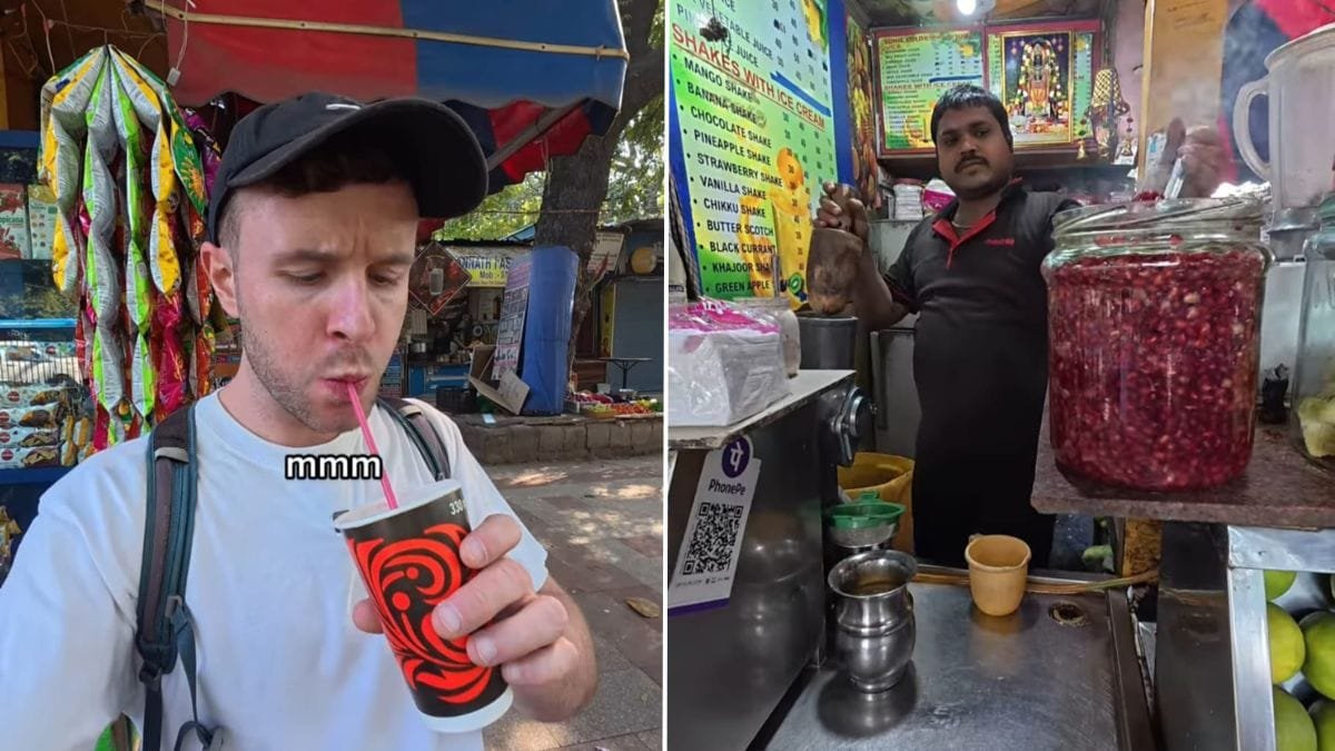 Watch: Scotland Tourist Impressed By Pocket-Friendly Pomegranate Juice In Delhi