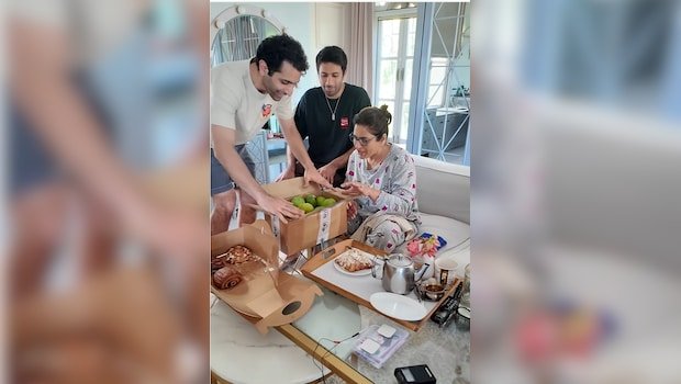 Archana Puran Singh Gets Mothers Day Surprise From Sons Aaryamann And Ayushmaan