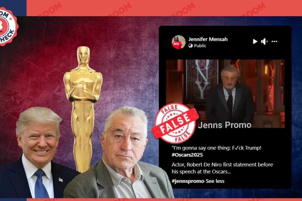 Fact Check: Old Video Of Actor Robert De Niro Swearing At Trump Falsely Linked To Oscars