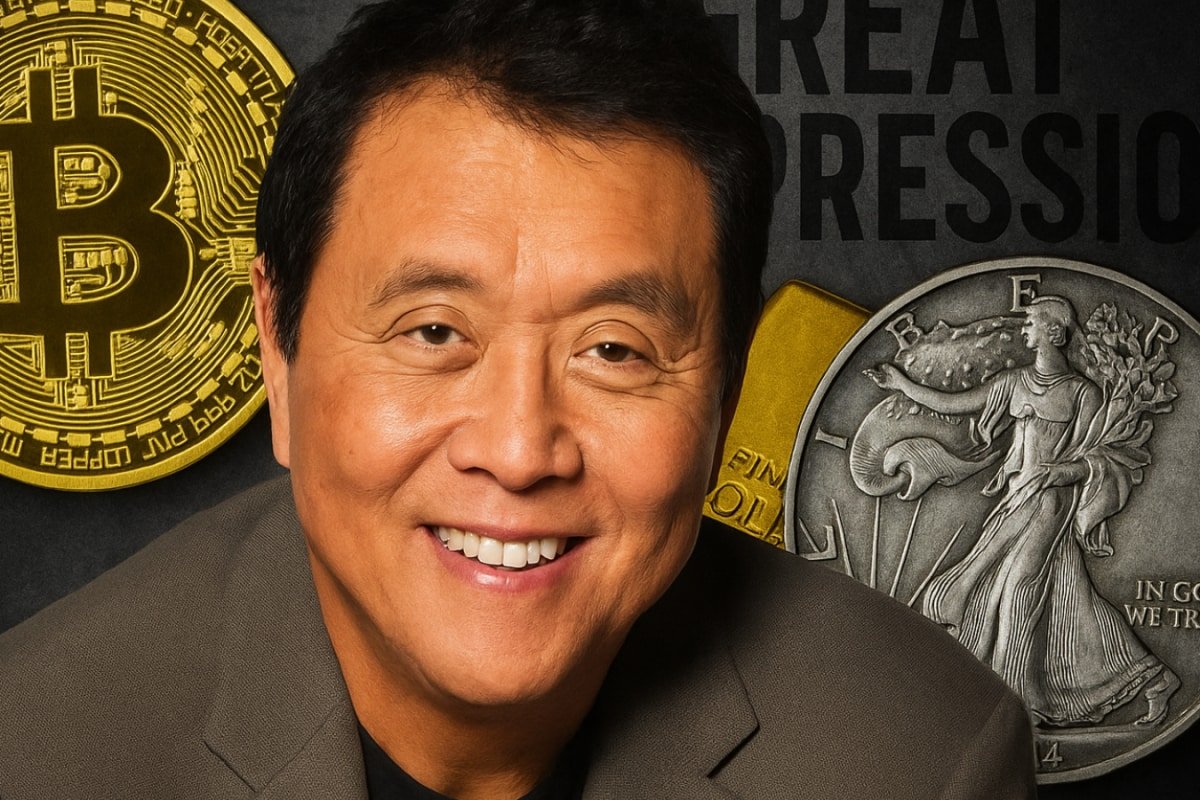 Kiyosaki Predicts Bitcoin At $1 Million, Gold At $30,000 By 2035, Says Dont Waste This Giant Crash