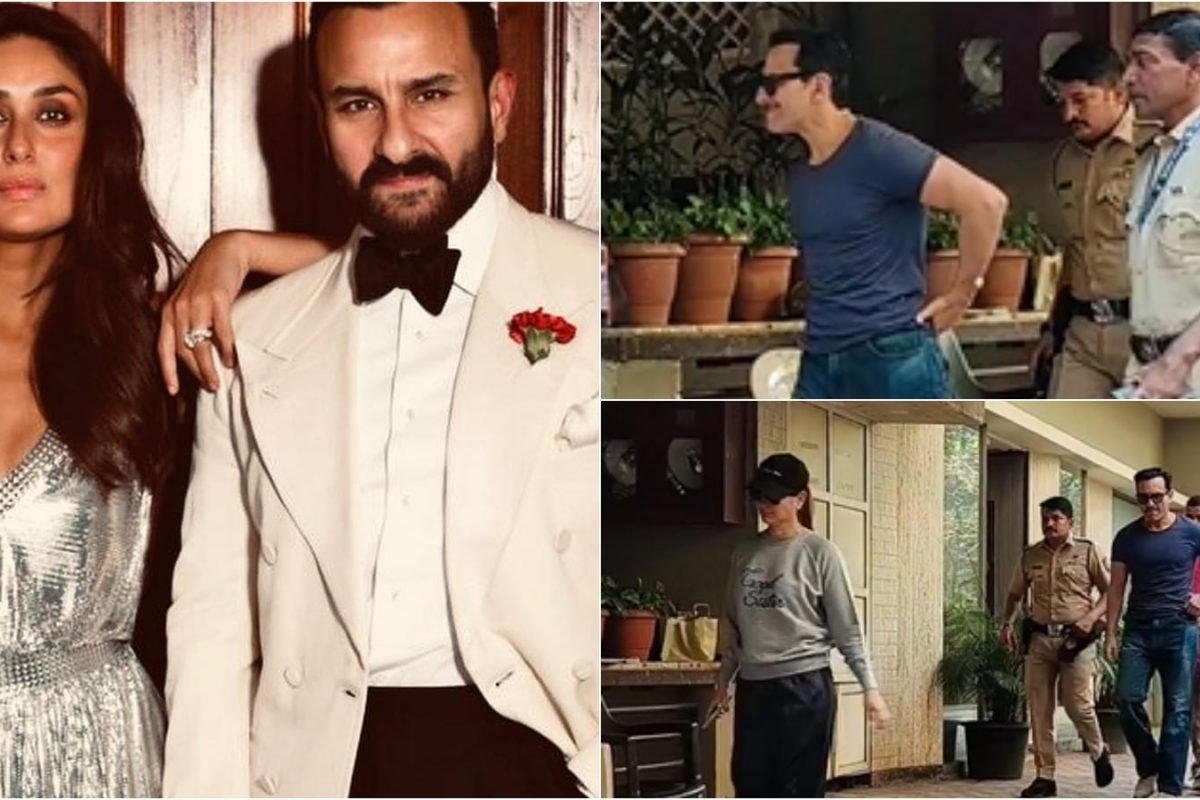 Saif Ali Khan, Kareena Kapoor Step Out For The First Time Since Attack; Video With Tight Security Goes Viral