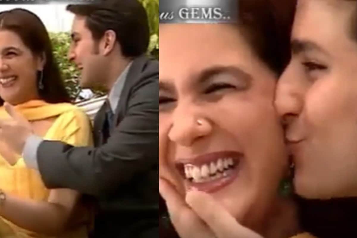 Saif Ali Khan Gives A Sweet Kiss To Amrita Singh As She Sings Tum Aa Gaye Ho For Him | Viral