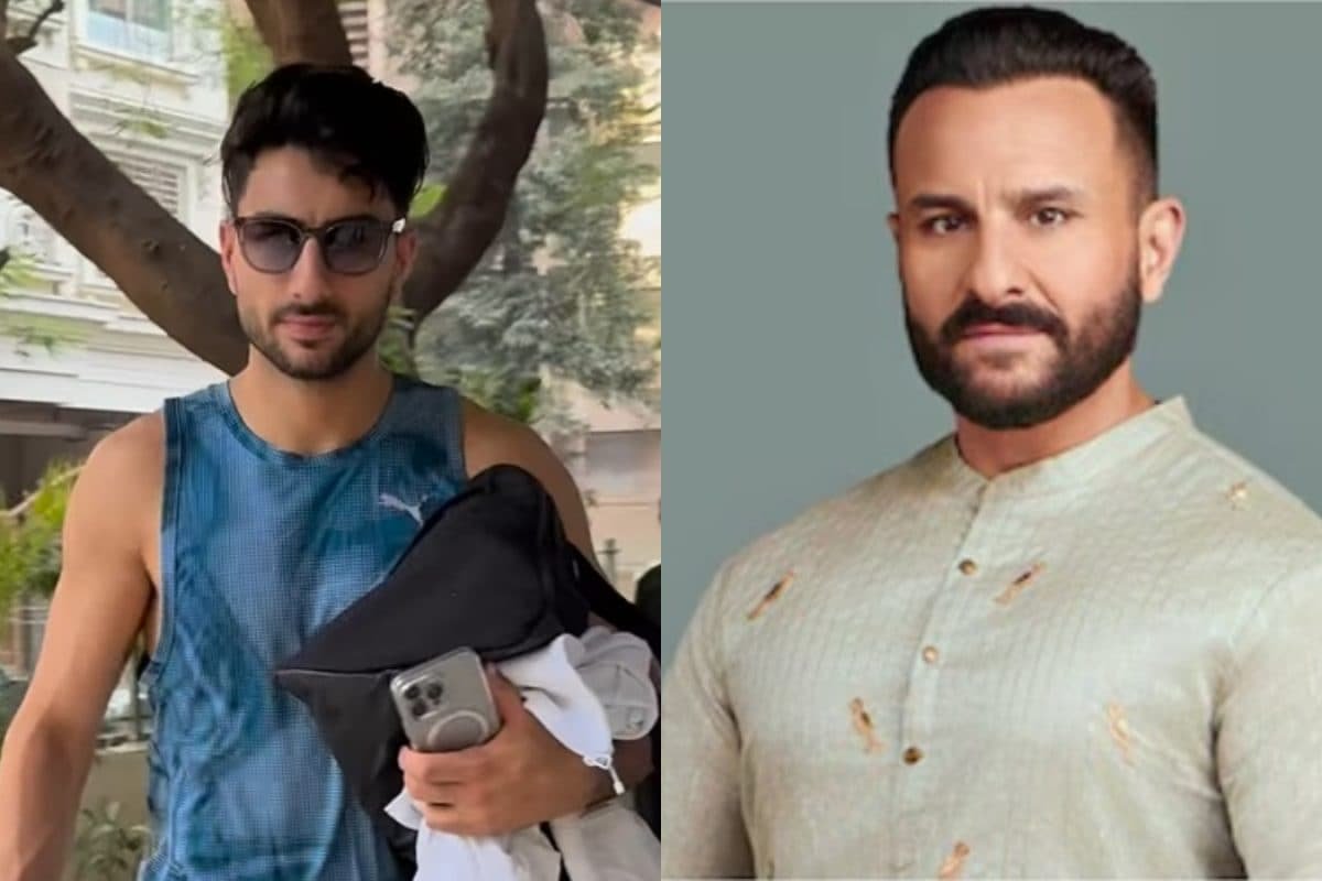 Ibrahim Ali Khan Spotted At Saif Ali Khans Bandra Home Amid The Knife Attack Controversy | Watch