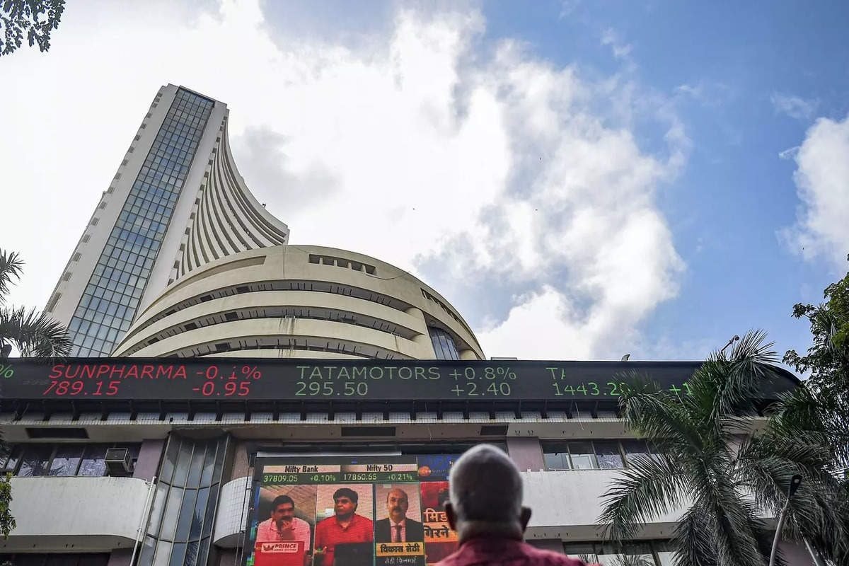 Sensex Tanks 1,235 Points, Nifty Ends At 23,024; Trent Falls 6%