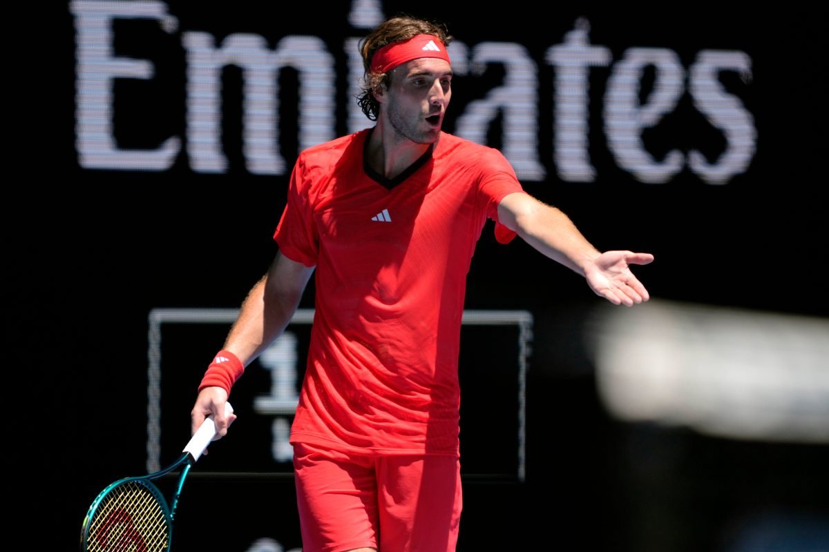 Stefanos Tsitsipas Crashes Out Of Australian Open In 1st Round