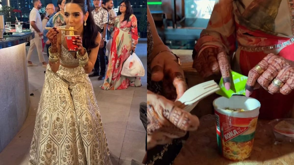 Watch: Brides Love For Instant Noodles Inspires Late-Night Ramen Bar At Indian Wedding