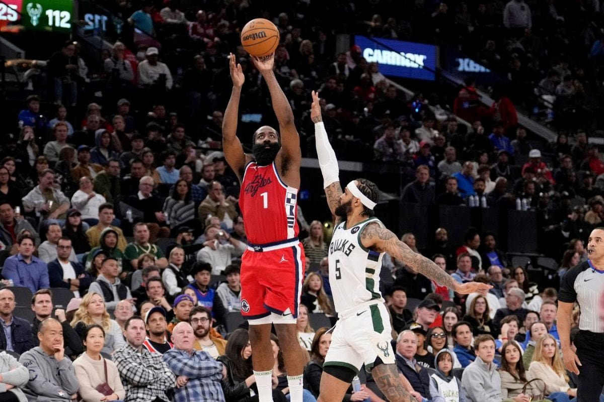 NBA: James Harden Stars As Los Angeles Clippers Down Milwaukee Bucks